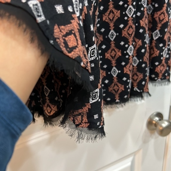 TORRID Shirt Plus Size 1 ALL  Over Print Rayon Lightweight Boho Womens - Picture 3 of 8